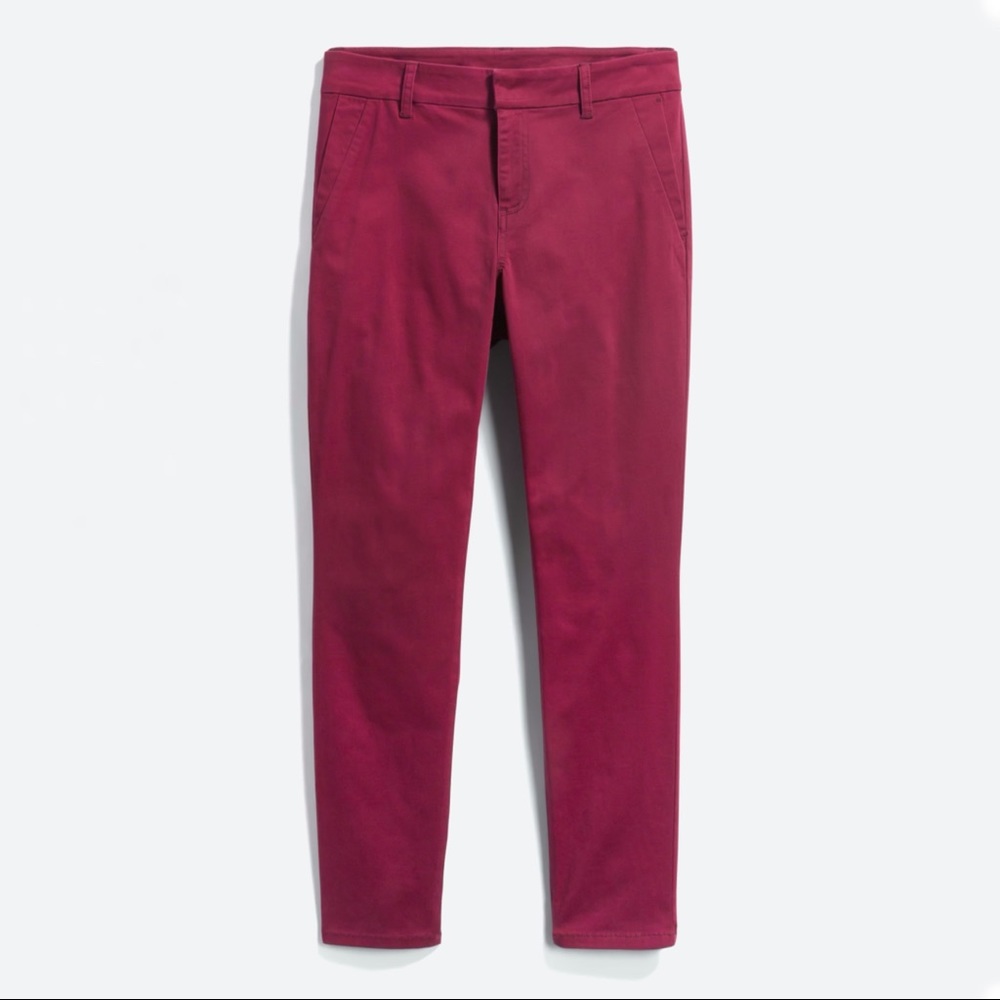 KUT FROM THE KLOTH Evalina Skinny Pant / Size 4P / Color: Burgundy